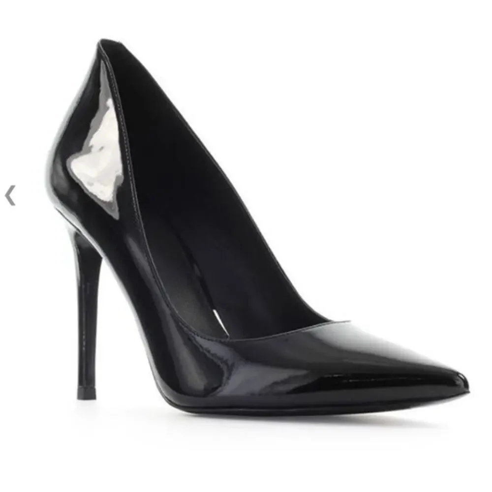 NEW $595 Michael Kors Muse Timeless Black Patent Leather Stiletto Pumps Size 9